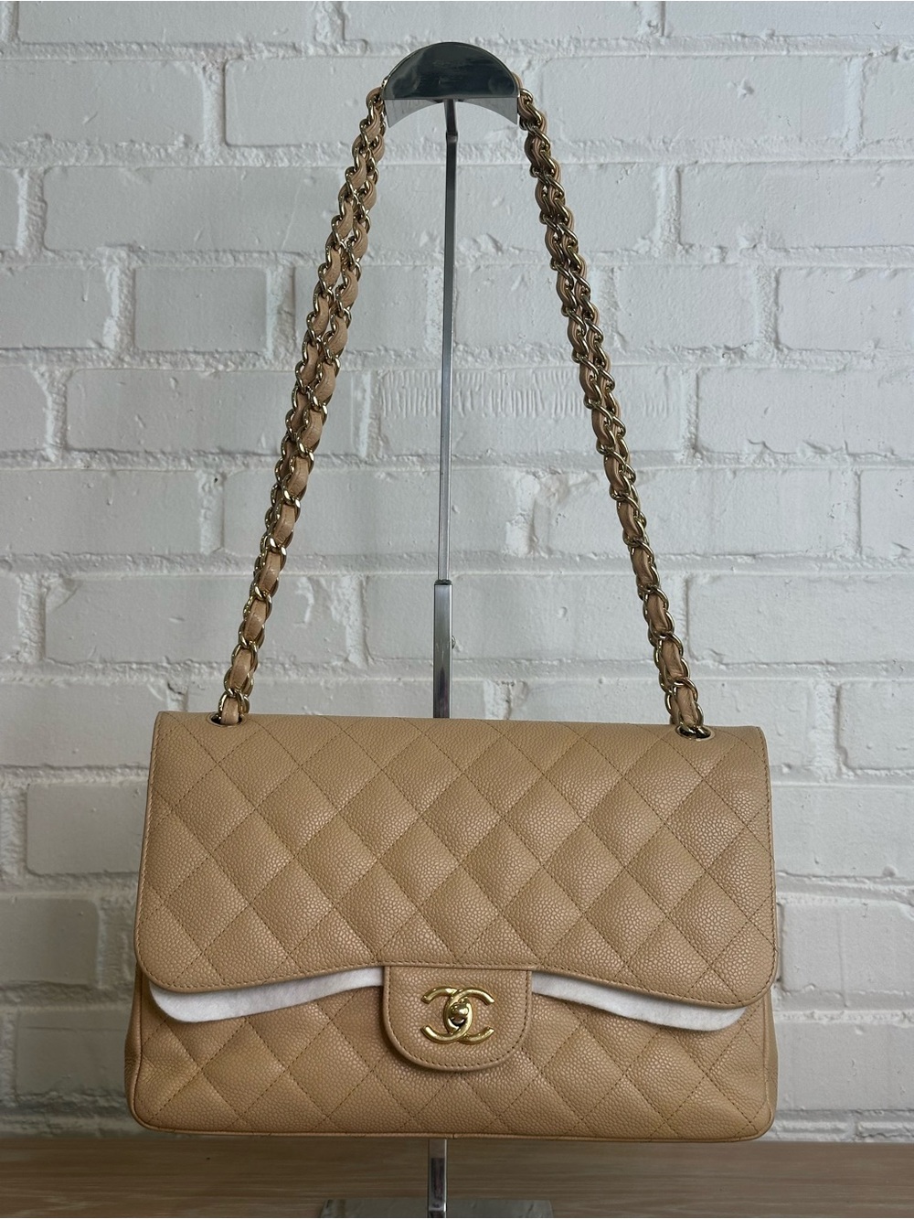 Chanel Jumbo Double Flap, Beige